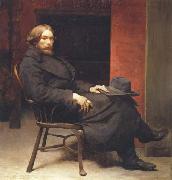 Sir William Orpen Augustus John oil painting